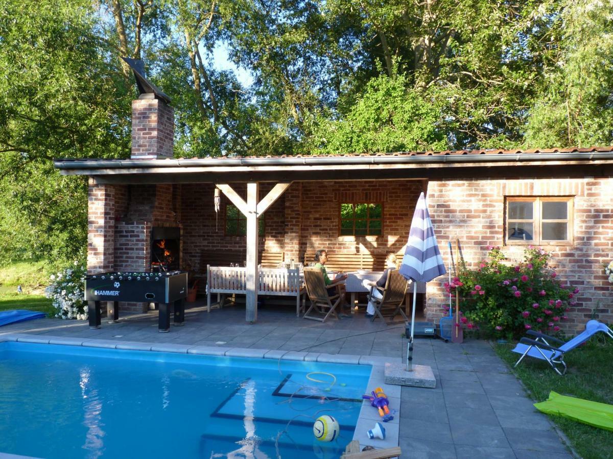 Traumhaftes Luxus-Ferienhaus Warnkenhagen  Dış mekan fotoğraf